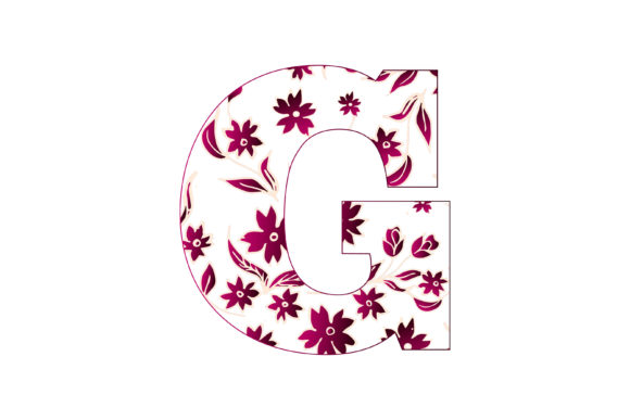 Colorful Floral Alphabet G: A Graphics & Illustrations Review