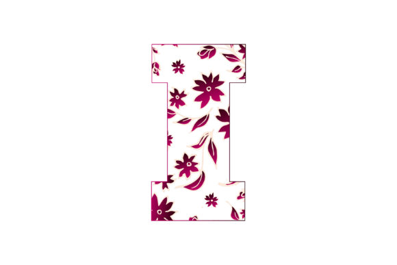 Colorful Floral Alphabet I: Graphics & Illustrations for Editorial Design