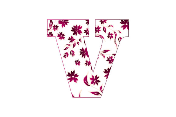 Colorful Floral Alphabet V: A Fresh Graphics and Illustrations Review