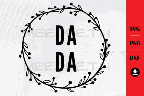Dada Floral Frame Graphics for Editorial Illustrations