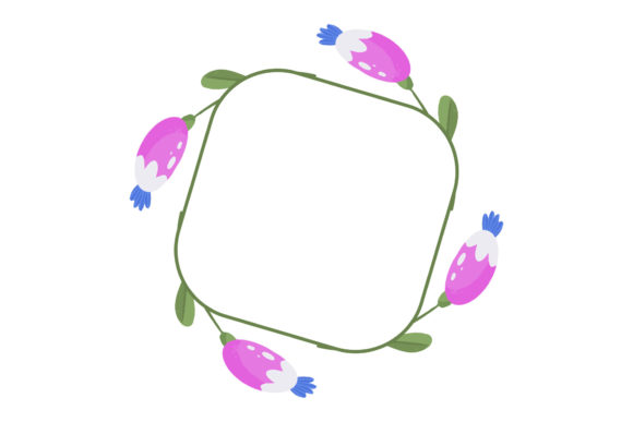 Floral Frame Element Wedding Vector for Graphics and Illustrations