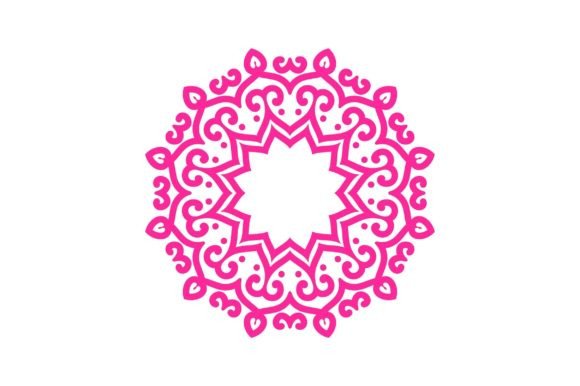 Floral Style Mandala Design Illustration for Graphics and Illustrations