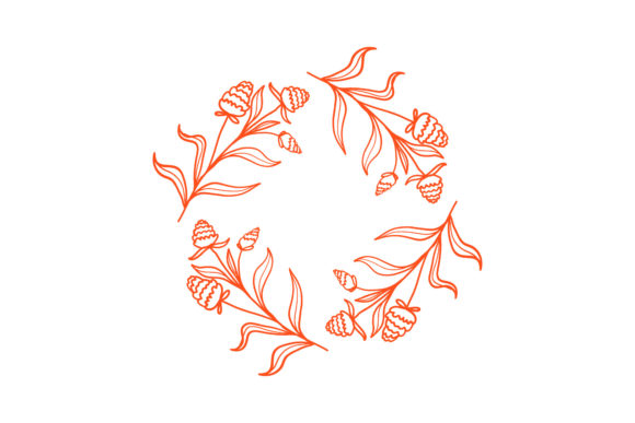 Floral Vector Decoration for Graphics and Illustrations