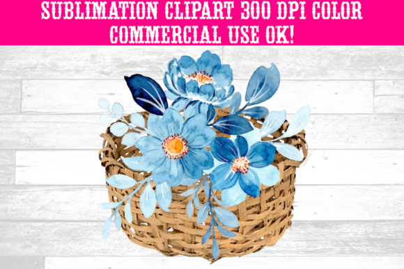 Floral Watercolor Basket: A Review for Graphics and Illustrations