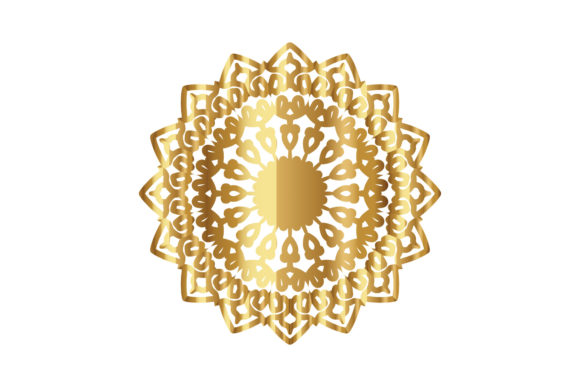 Mandala Illustration Asian Floral Design for Graphics & Illustrations