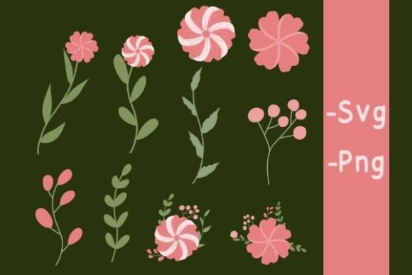 Set of Floral Wedding Graphics and Illustrations Review